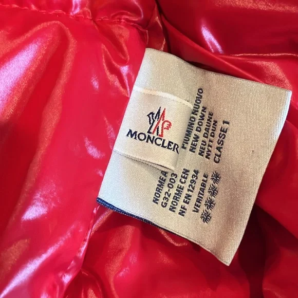 SALE! EUC MONCLER moto-style puffer jacket/Red Hot & Ready for Whatever Weathah! - Picture 11 of 17